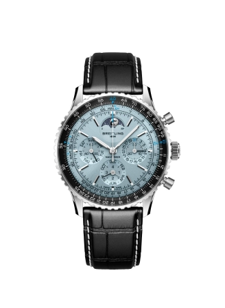 Review Breitling Navitimer B19 Chronograph 43 Perpetual Calendar Platinum Replica watch PB1920251C1P1